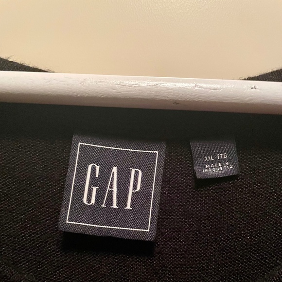 GAP Black Long Sleeve Round Neck Sweater Size XXL - Picture 3 of 3